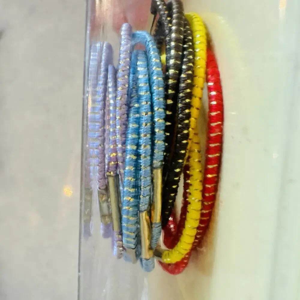 18 NEW Vintage Goody‎ Braided Plastic Ponytail Holders MadeinUSA Hair Ties 1982